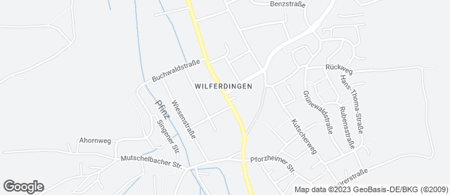 Karte mit Standort von Bäckerei Rebmann GmbH
