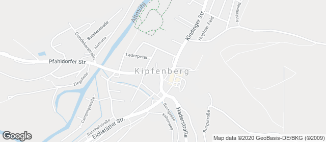 Karte mit Standort von Bäckerei Bauer