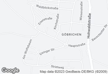 Karte mit Standort von Bäckerei Bischoff