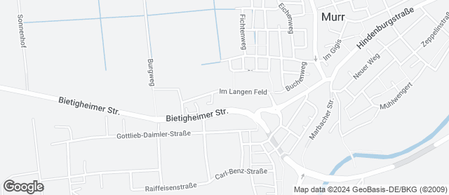 Karte mit Standort von Bäckerei Hofmann