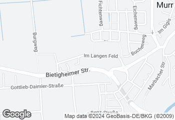 Karte mit Standort von Bäckerei Hofmann