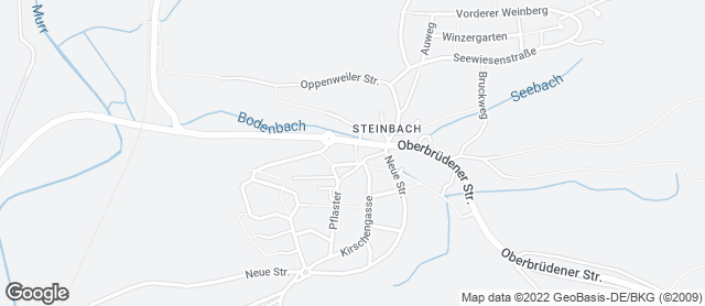 Karte mit Standort von Bäckerei Übele