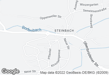 Karte mit Standort von Bäckerei Übele