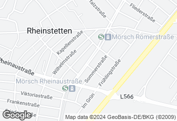 Karte mit Standort von Bäckerei Nussbaumer - Filiale Mörsch