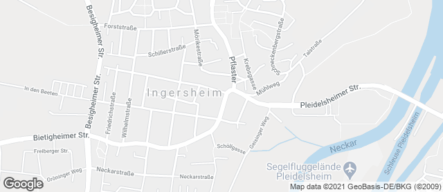 Karte mit Standort von Bäckerei Heinerich