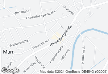 Karte mit Standort von Bäckerei Hofmann