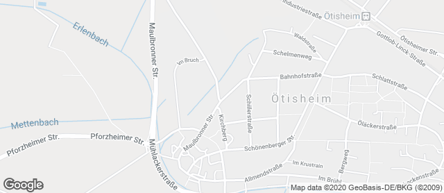 Karte mit Standort von Bäckerei Burkert