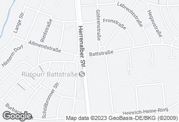 Karte mit Standort von * HATZ * der Bäcker * das Brot * die Leidenschaft * in der EFA Tankstelle Rüppurr