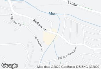 Karte mit Standort von Bäckerei Mildenberger - Rewe Murrhardt
