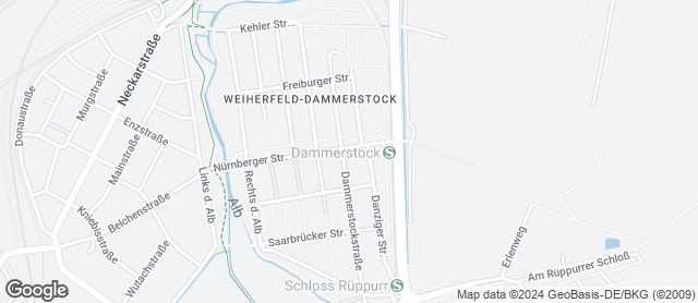 Karte mit Standort von * HATZ * der Bäcker * das Brot * die Leidenschaft * am Dammerstock