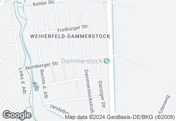 Karte mit Standort von * HATZ * der Bäcker * das Brot * die Leidenschaft * am Dammerstock