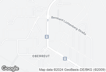 Karte mit Standort von Badische Backstub' F. u. E.Weber GmbH