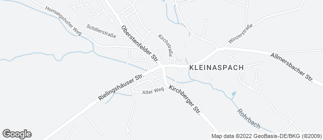Karte mit Standort von Bäckerei Übele