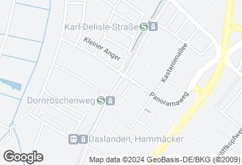 Karte mit Standort von Badische Backstub' F. u. E. Weber GmbH
