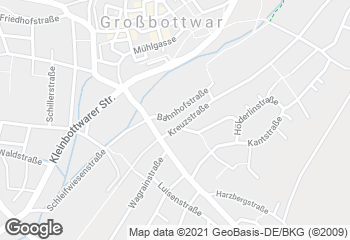 Karte mit Standort von Bäckerei Hofmann