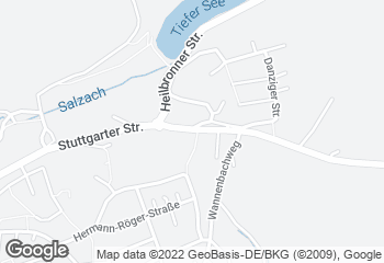 Karte mit Standort von Bäckerei Reinhardt