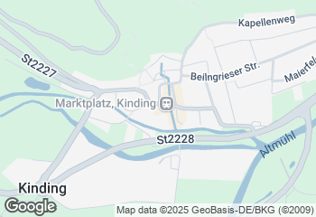Karte mit Standort von Bäckerei Strauß