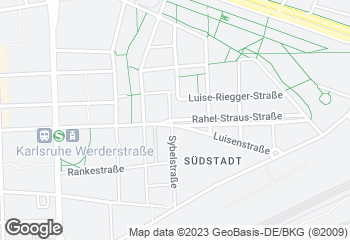 Karte mit Standort von Reinmuth Neue Südoststadt Nähe Sybelheim/AWO Anna-Lauter-Str.13