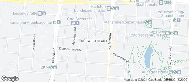 Karte mit Standort von Bäckerei Meier