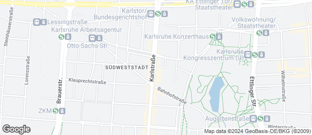 Karte mit Standort von Rudolf Neff GmbH  Filiale Karlstraße