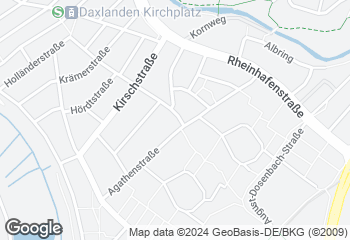 Karte mit Standort von Badische Backstub' F. u. E.Weber GmbH