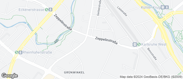 Karte mit Standort von Bäckerei Nussbaumer - Filiale Grünwinkel