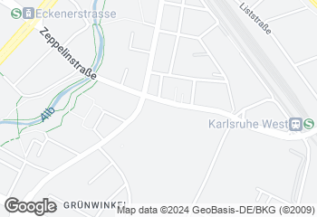 Karte mit Standort von Bäckerei Nussbaumer - Filiale Grünwinkel