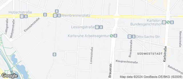 Karte mit Standort von Badische Backstub' F. u. E.Weber GmbH