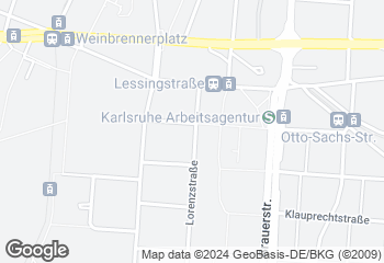 Karte mit Standort von Badische Backstub' F. u. E.Weber GmbH