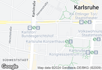 Karte mit Standort von Bäckerei Meier