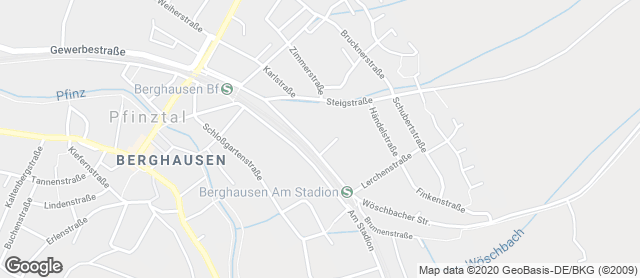 Karte mit Standort von Bäckerei Nussbaumer - Filiale Berghausen