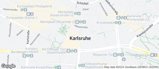 Karte mit Standort von Badische Backstub' F. u. E.Weber GmbH