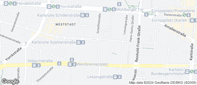 Karte mit Standort von Bäckerei Meier