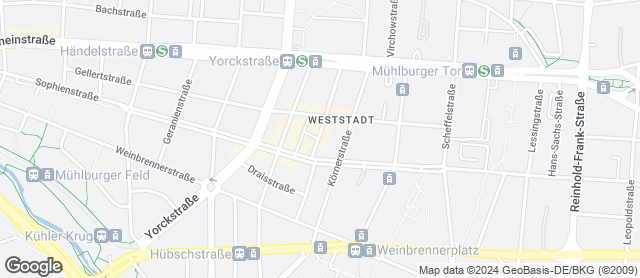 Karte mit Standort von * HATZ * der Bäcker * das Brot * die Leidenschaft * am Gutenbergplatz