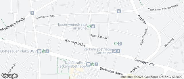 Karte mit Standort von Bäckerei und Konditorei Visel