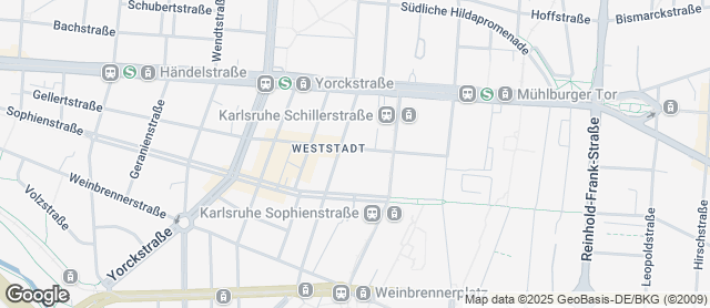 Karte mit Standort von Bäckerei Meier