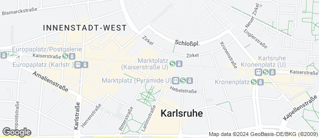 Karte mit Standort von Badische Backstub' F. u. E.Weber GmbH