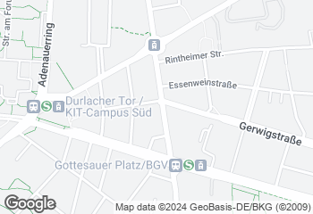 Karte mit Standort von Badische Backstub' F. u. E.Weber GmbH