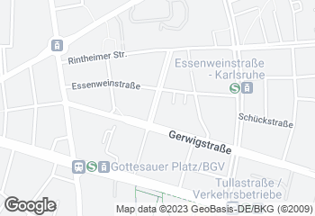 Karte mit Standort von Bäckerei und Konditorei Visel