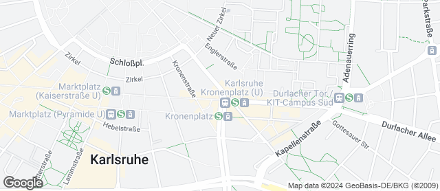 Karte mit Standort von Badische Backstub' F. u. E.Weber GmbH