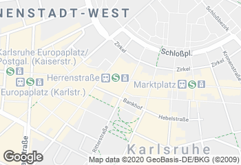 Karte mit Standort von Kamps GmbH