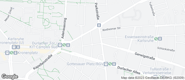 Karte mit Standort von Bäckerei und Konditorei Visel