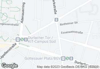 Karte mit Standort von Bäckerei und Konditorei Visel