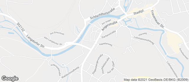 Karte mit Standort von Bäckerei-Konditorei Jürgen Geiling GmbH