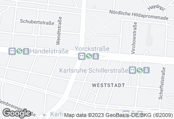 Karte mit Standort von Bäckerei Heinrich Lörz GmbH Bäckerei-Konditorei-Cafe