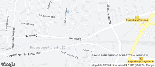 Karte mit Standort von Bäckerei Backstube Wünsche GmbH