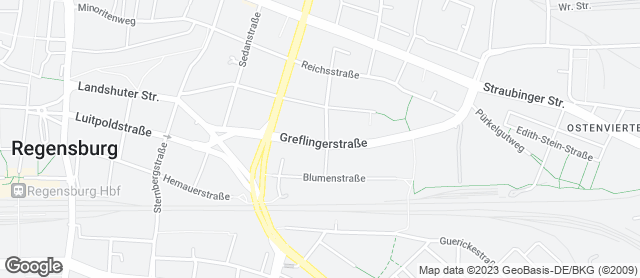 Karte mit Standort von Bäckerei Konditorei Kosler