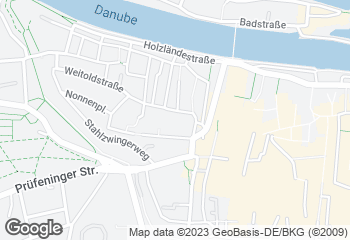 Karte mit Standort von Bäckerei Konditorei Kosler