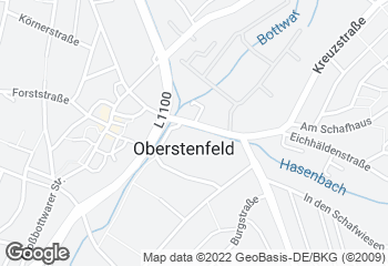 Karte mit Standort von Bäckerei Konditorei Nestel - EDEKA Markt Oberstenfeld