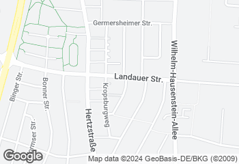 Karte mit Standort von Rudolf Neff GmbH  Filiale Landauer Straße